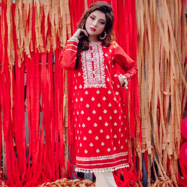 RED SKIN VALENTINE FOULARD (Spd 644)