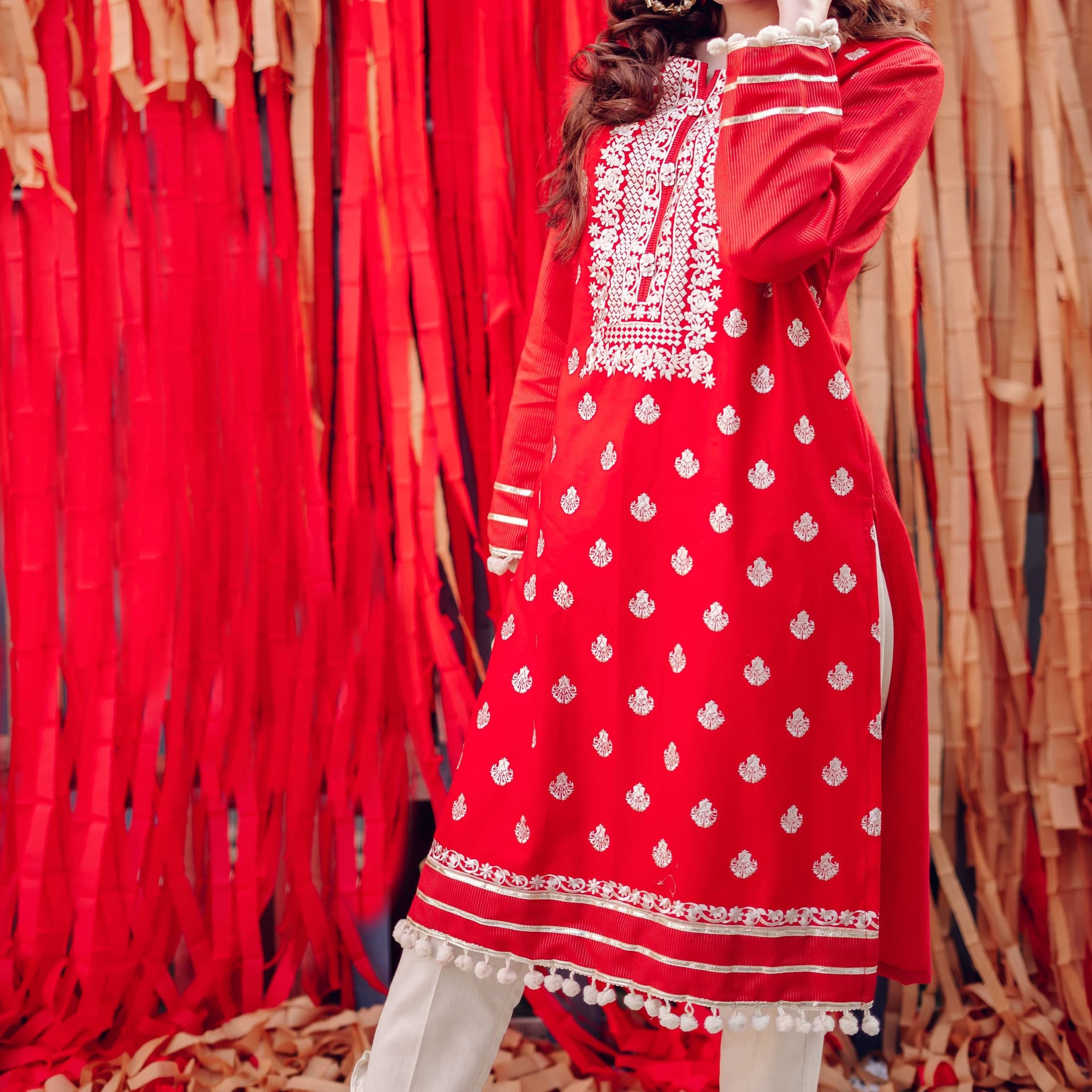 RED SKIN VALENTINE FOULARD (Spd 644)