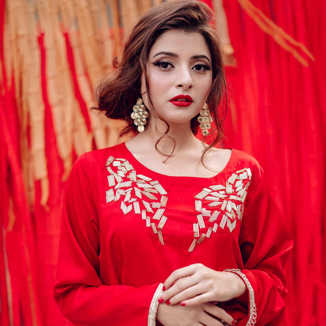 RED VALENTINE SILK BIASED (Spe 081)