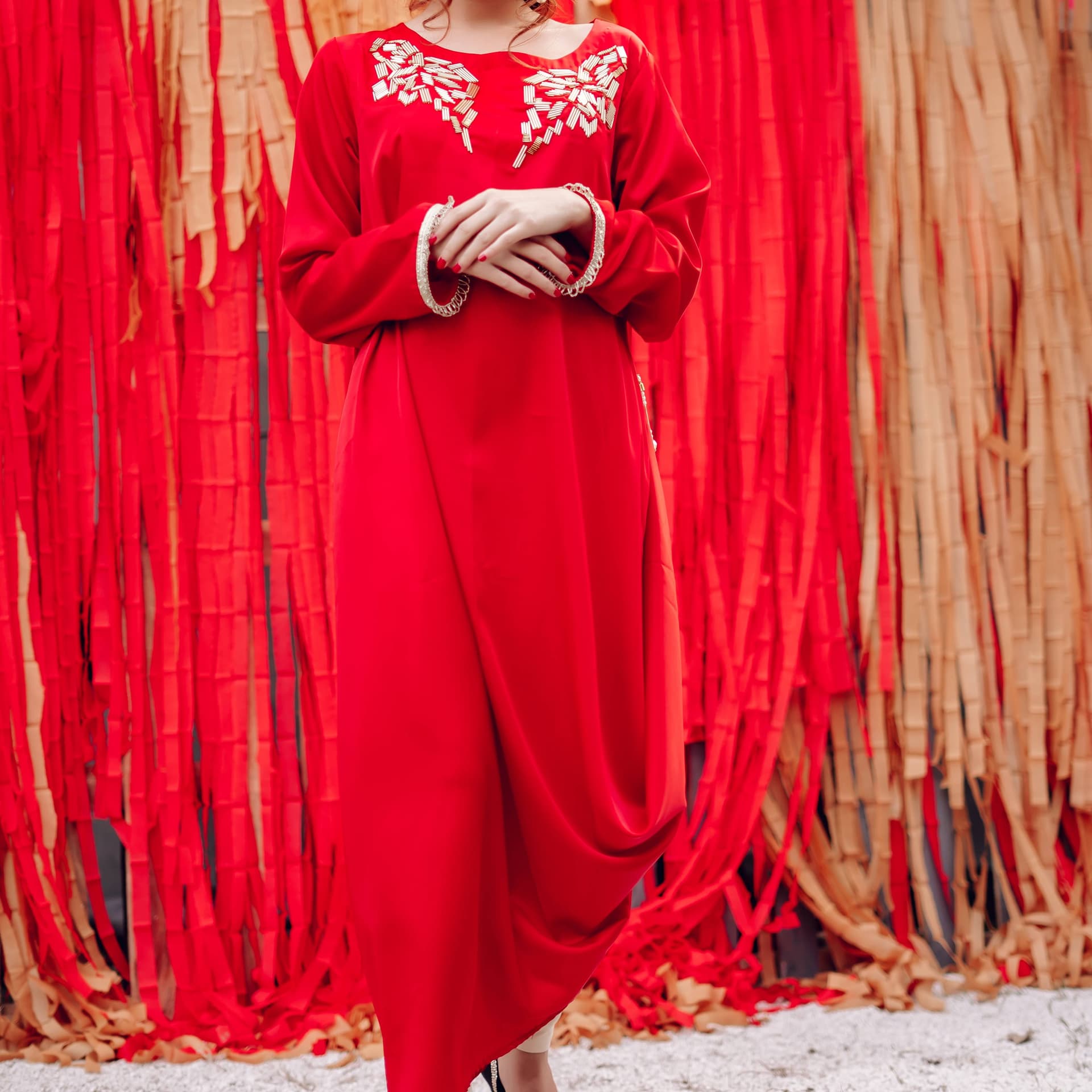 RED VALENTINE SILK BIASED (Spe 081)