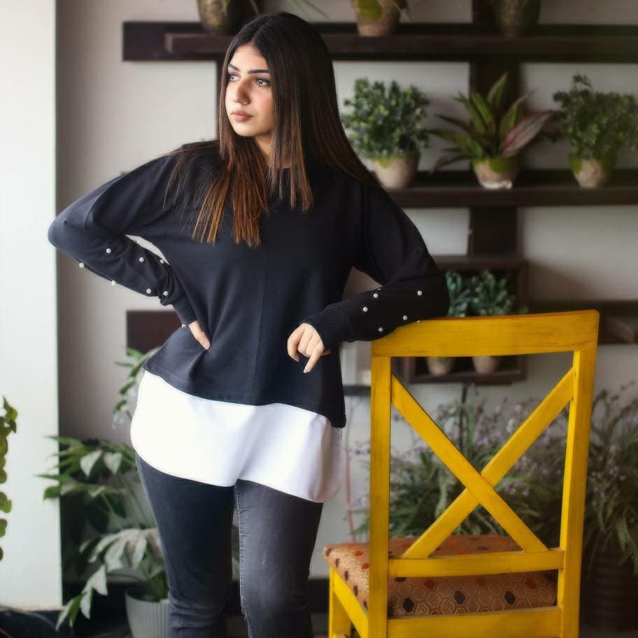 BLK PEARL SWEATSHIRT  spd 623